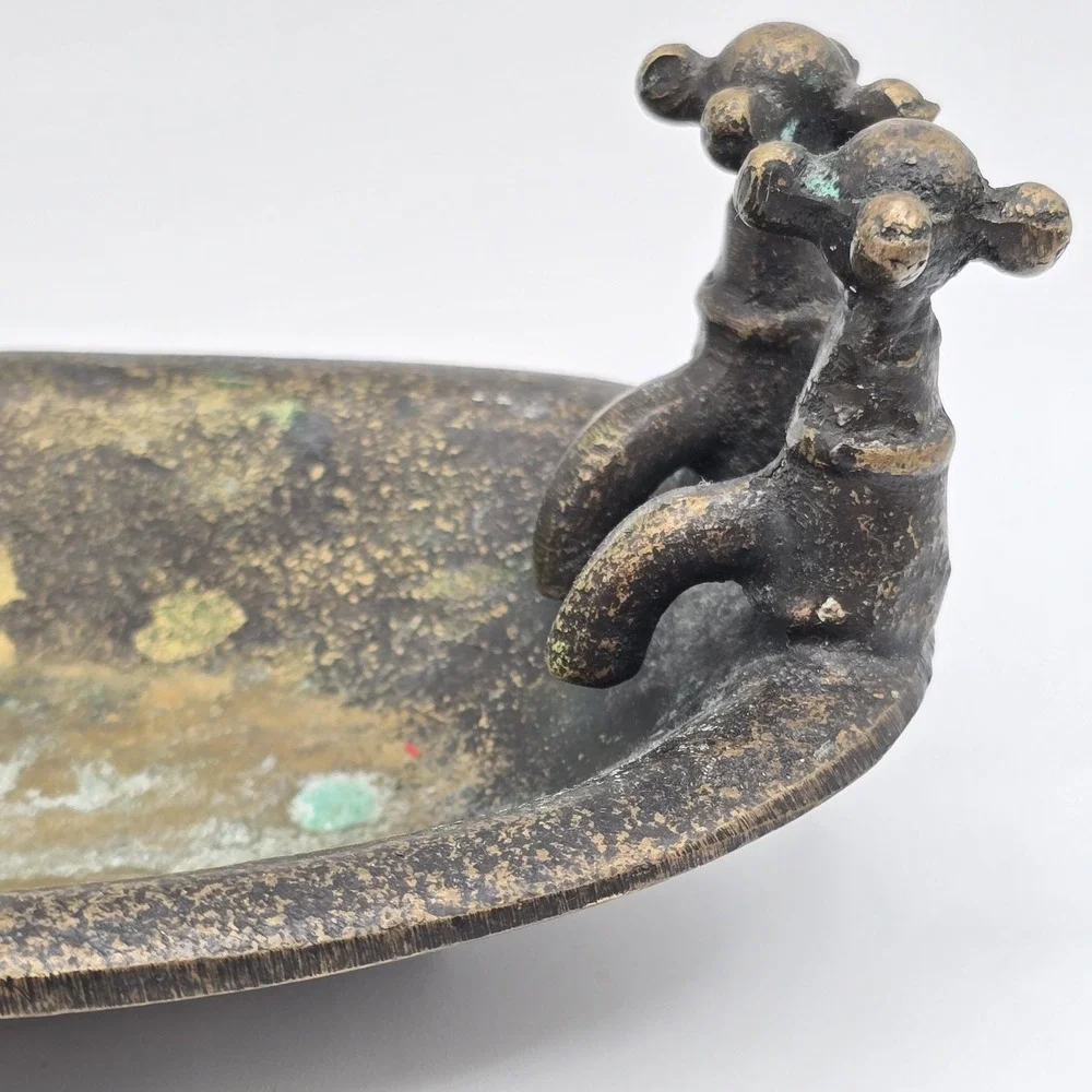 Vintage Soap‎ Dish Bathtub Tub Brass San Pacific International Soap Holder 6